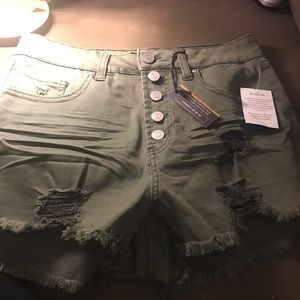 New High Rise Cheeky Charlotte Russe Shorts